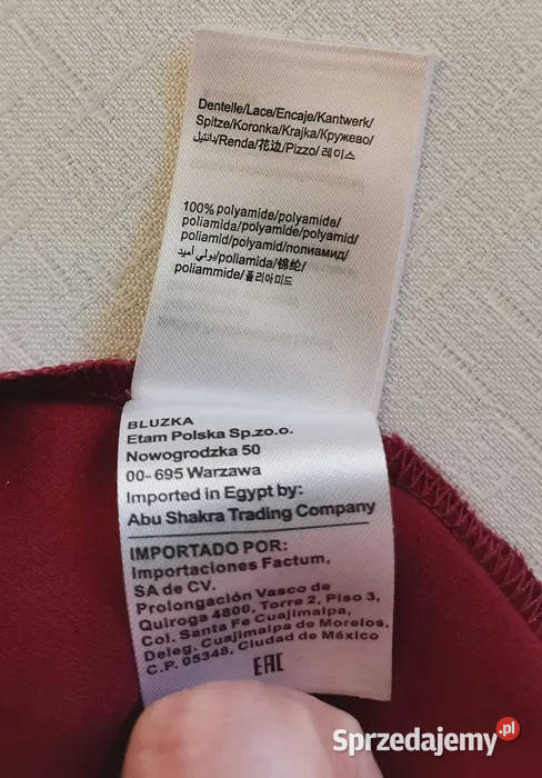 pół ceny Koszulka na ramiączkach z koronką Warszawa
