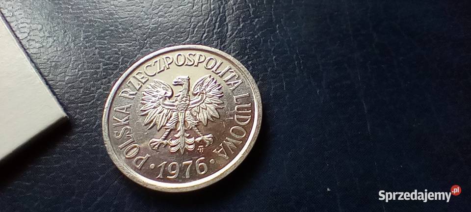 Stare monety 20 groszy 1976 PRL Polska cudo podkarpackie Lesko