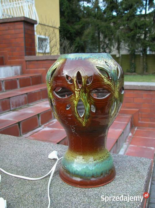stara ceramiczna lampa lampka oryginał Gorzów Wielkopolski sprzedam
