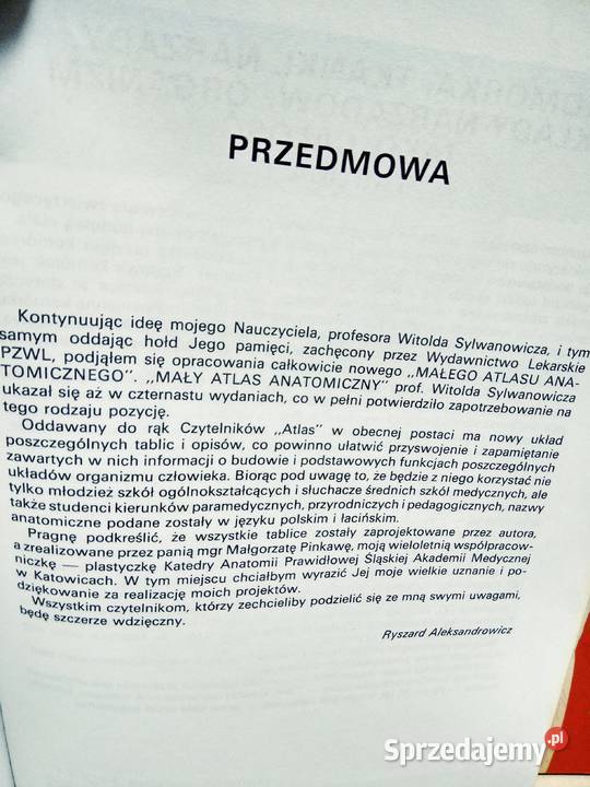Mały atlas anatomiczny kolekcjonerskie książki sprzedam