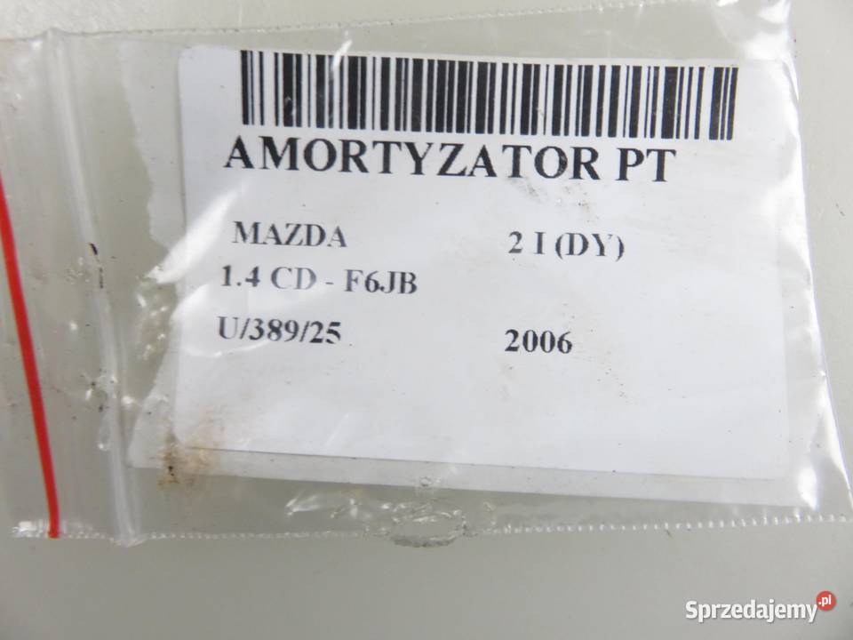 AMORTYZATORY TYŁ MAZDA 2 DY 14 CD osobowe