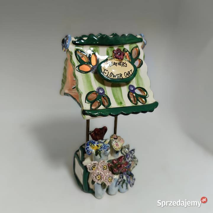 Porcelanowy świecznik