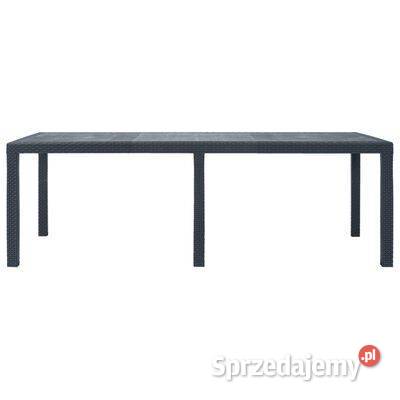 vidaXL Stół ogrodowy 220x90x72 plastikowy Warszawa