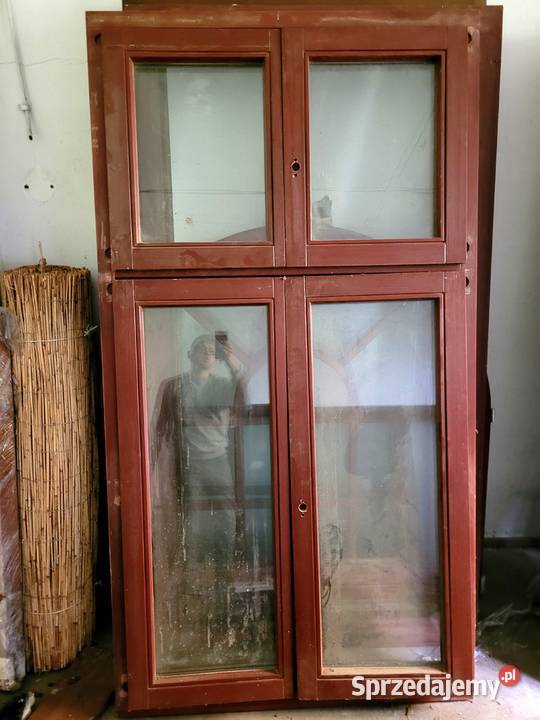 okno okna drewniane 110x210 czteroskrzydłowe 2