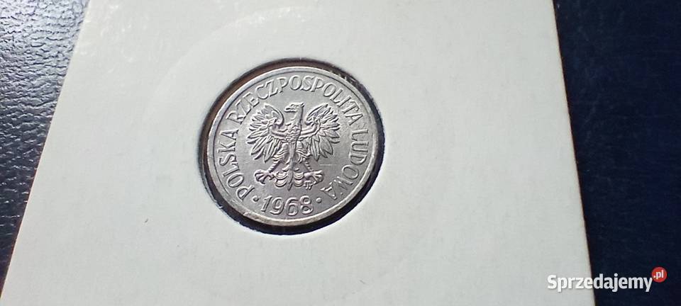 Stare monety 5 groszy 1968 skrętka Polska PRL podkarpackie Lesko sprzedam