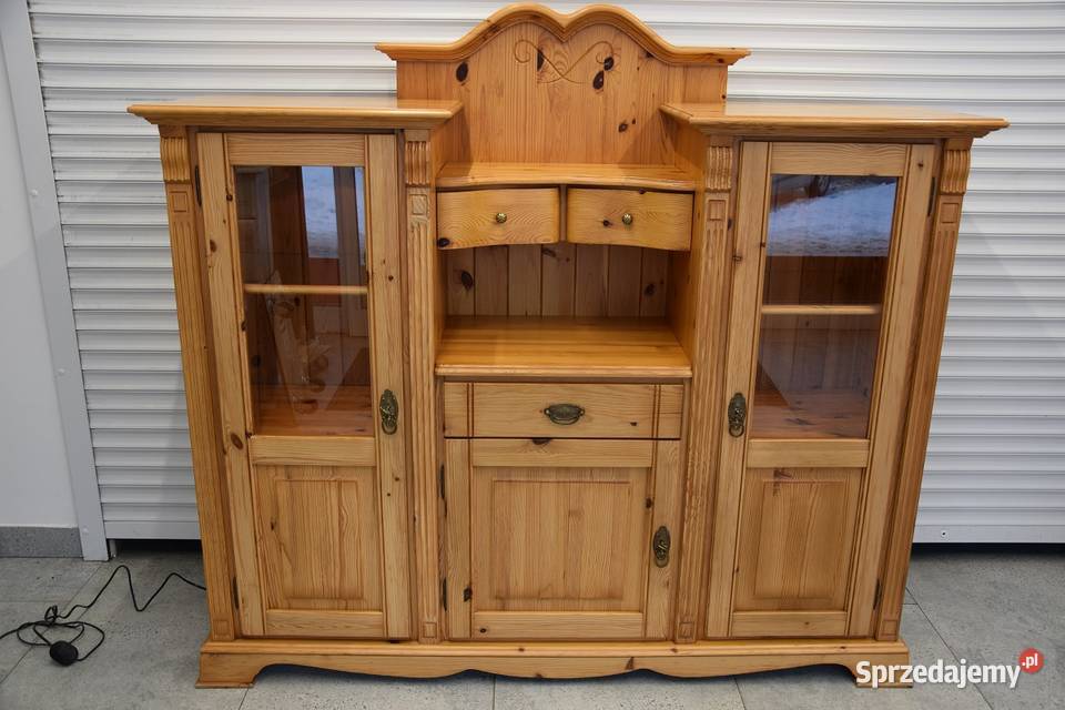 kredens z drewna sosnowego nowy Kredensy i witryny Olsztyn