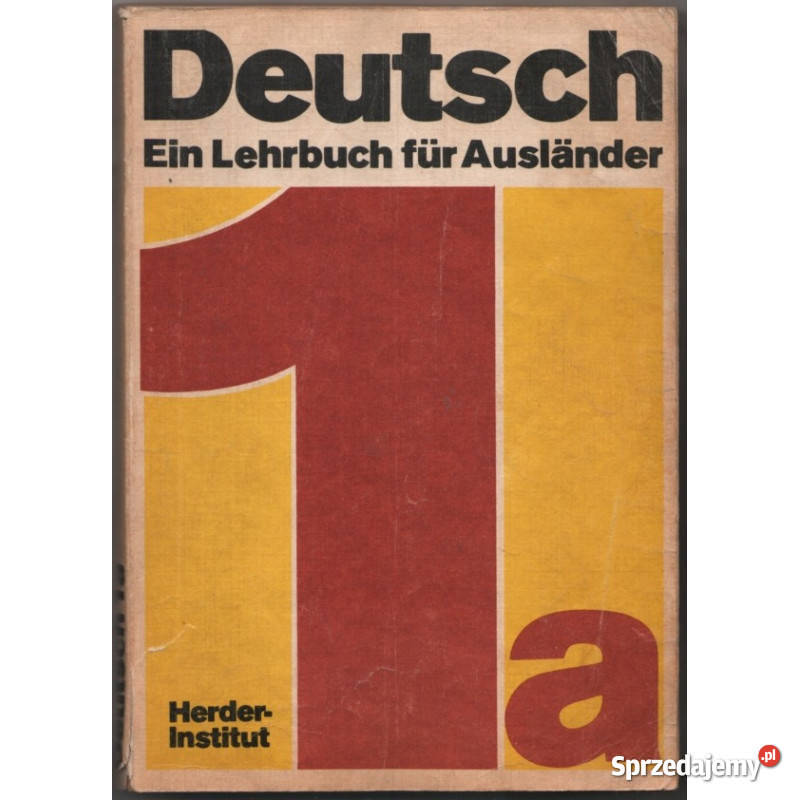 Deutsch Ein Lehrbuch Fur Auslander Teil 1a Kultura i Rozrywka Świdnica