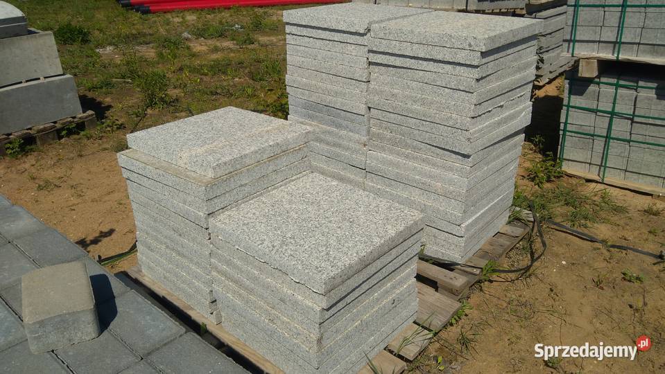 Płyty granitowa płomieniowa 50x50 Gołdap