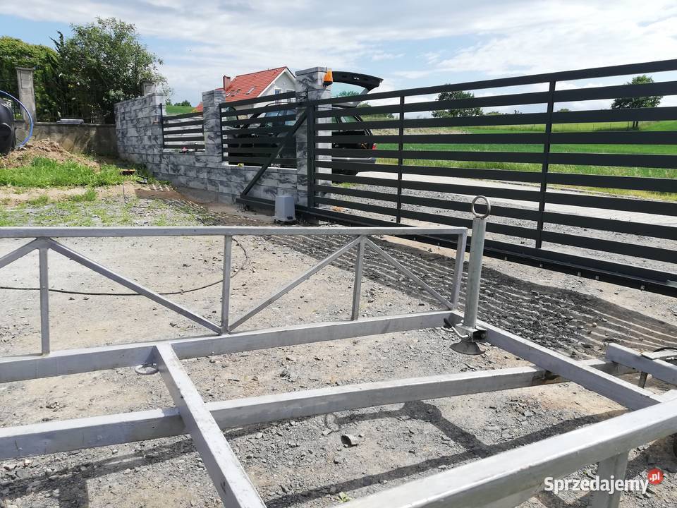 Brama wjazdowa przesuwna 4000x1500 dolnośląskie Lwówek Śląski