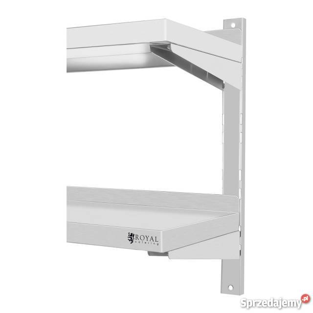 Półka ze stali nierdzewnej podwójna 2x160 Gastronomia Poczesna