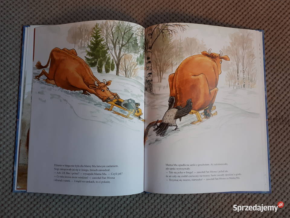 Mama Mu na sankach Jujja Wieslander Tomas Książki dla dzieci Kraków