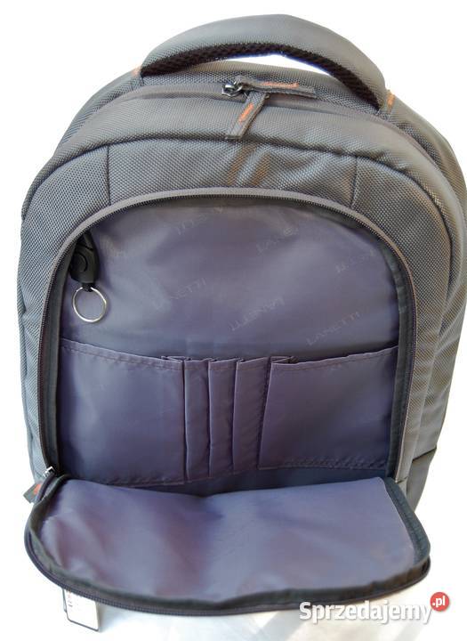 Nowy plecak męski szary z przegrodą na laptop Galanteria i dodatki Lublin