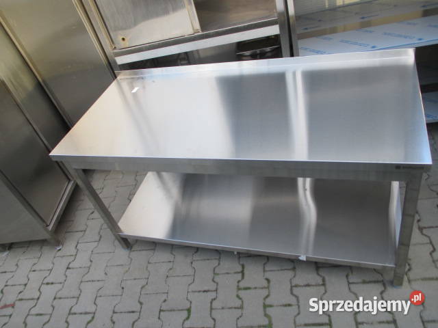 STÓŁ GASTRONOMICZNY Z PÓŁKĄ 1607085 NOWY Ostrów Wielkopolski