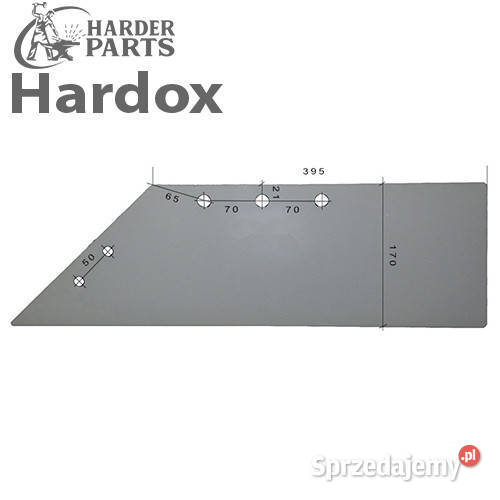 Lemiesz 300hektarów HARDOX 13200009L części do Suwałki sprzedam