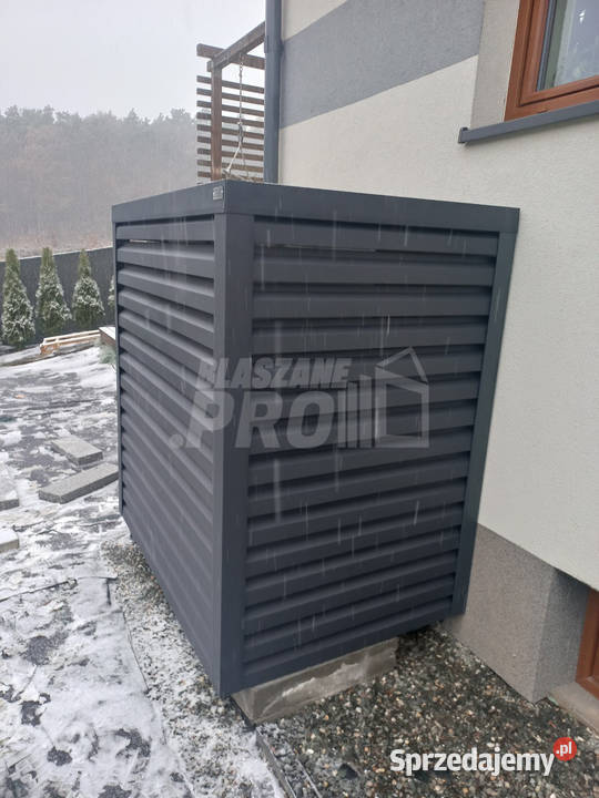 Osłona pompy ciepła 80x50x180 antracyt GP319 Jastrowie