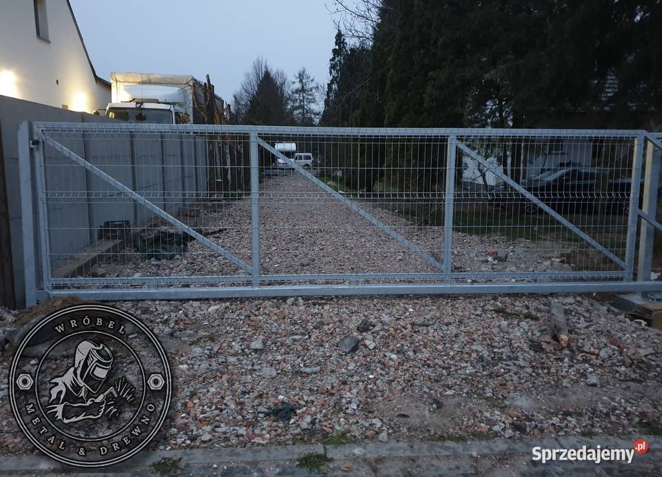 Brama przesuwna wjazdowa ocynkowana sprzedam