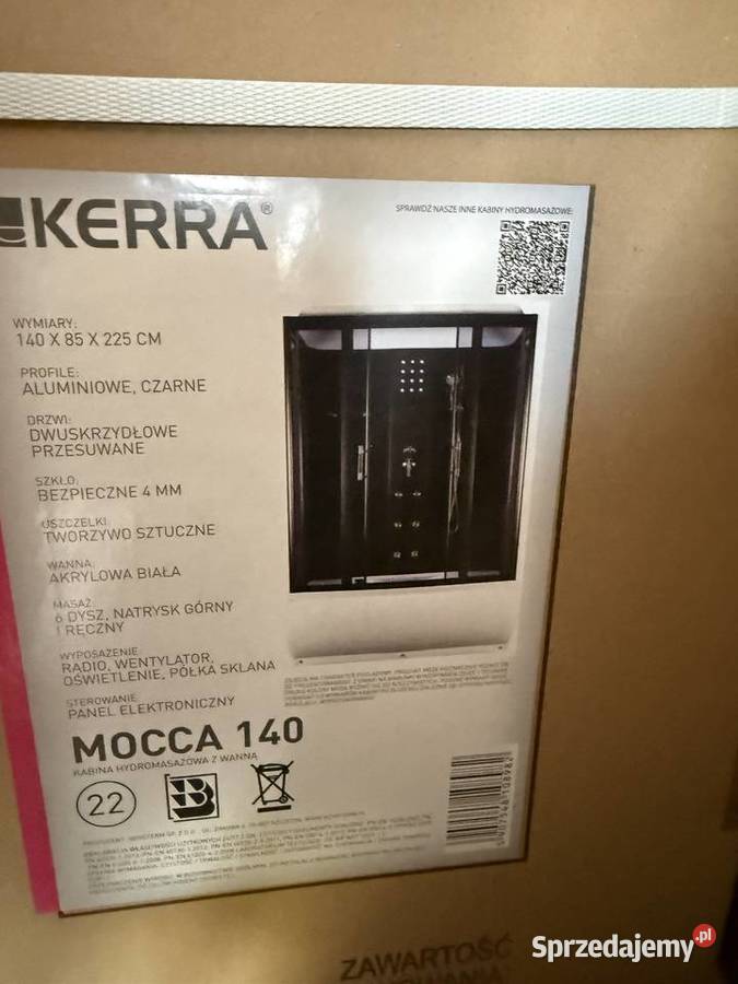 Kabina prysznicowa Mocca 140 Legnica