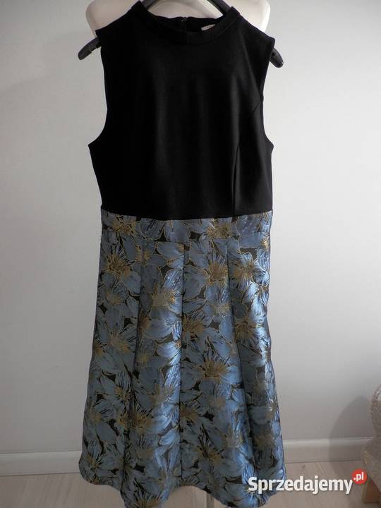 Sukienka Żakardowa Imprezowa Wieczorowa Wizytowa Długość Midi podlaskie Łomża sprzedam