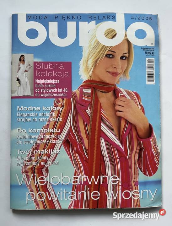 Magazyn Burda 42005 Moda Vintage Wykroje Warszawa