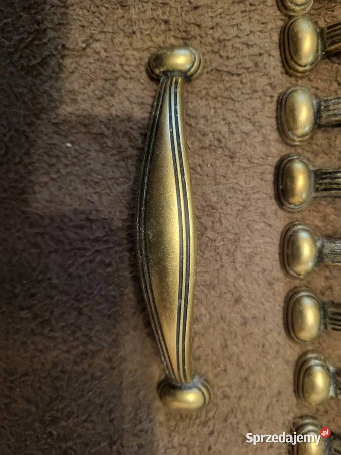 Uchwyty meblowe stare złoto metalowe Gliwice