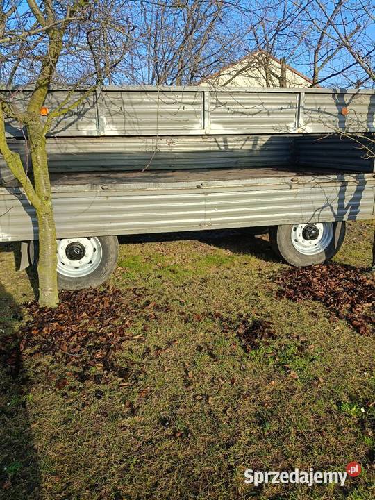 Przyczepa d 50 podwójne burty Wieluń