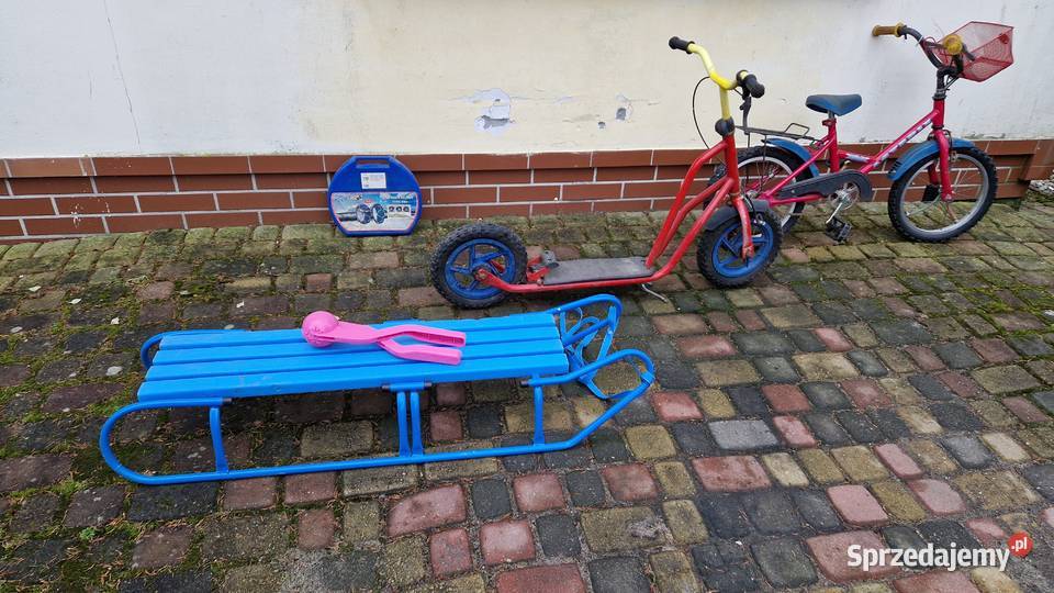 rowerek dziecięcy z koszyczkiem hulajnoga Gorzów Wielkopolski