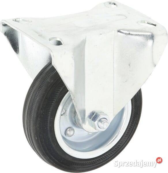 Koło stałe metalowo gumowe z łożyskiem 100x30 mm małopolskie Kamionna
