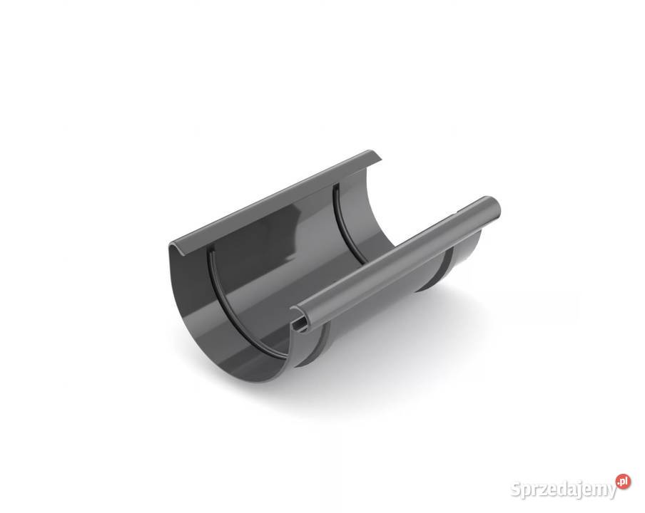 Bryza PVC Złączka rynny 125 mm grafit Białystok