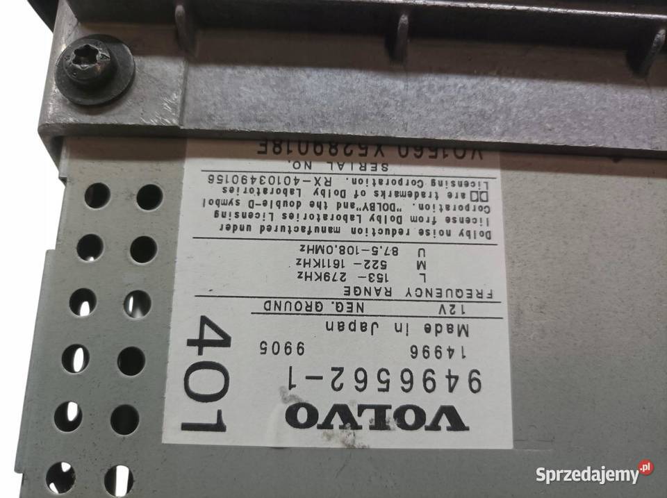 RADIO 94965621 Volvo S80 I 19982006