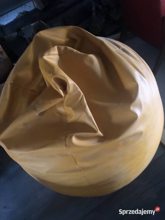 Pufa worek XL ekoskóra mazowieckie Ciepielów sprzedam