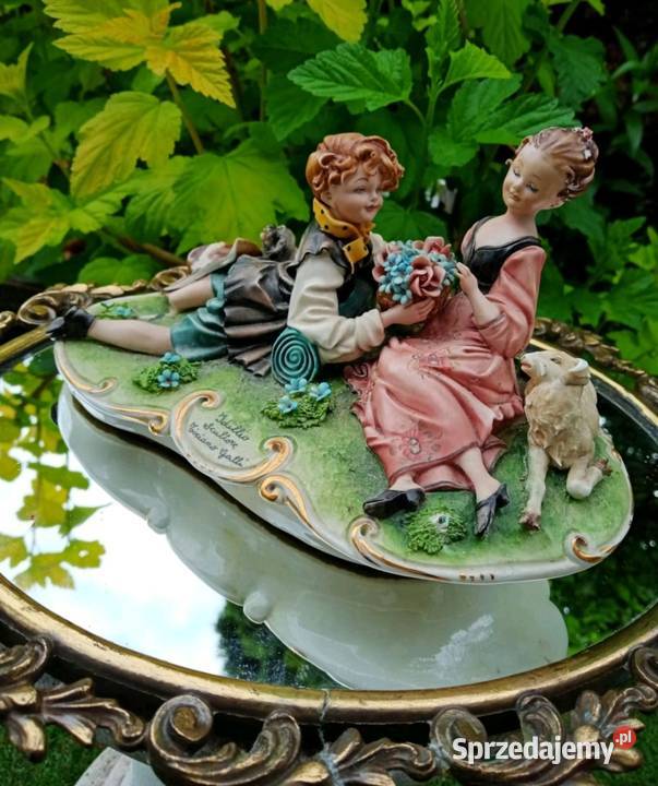 Tiziano Galli Capodimonte Idilio Scultore łódzkie Pabianice