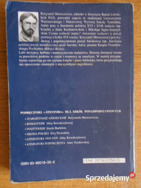 Krzysztof Mrowcewicz Starożytność Oświecenie Parczew