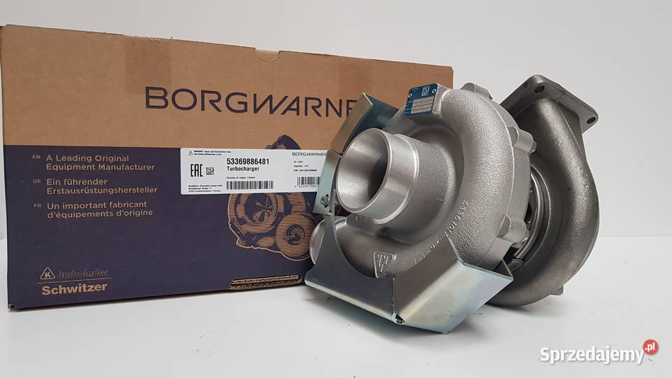Turbosprężarka BorgWarner KKK 53369886481 Siedlce sprzedam