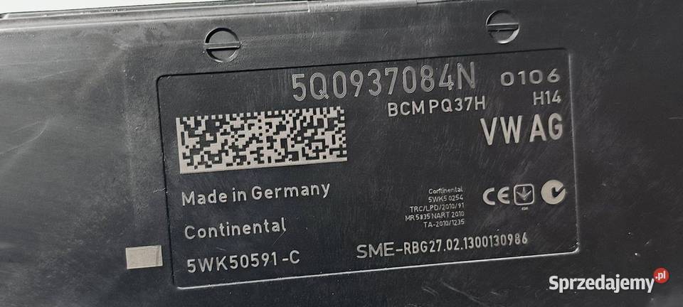 MODUŁ SKODA OCTAVIA III 5Q0937084N KOMFORTU BCM Lipno