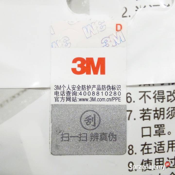 3M 9001 KN90 FFP2 MASKA Profesjonalna twarz Zielona Góra