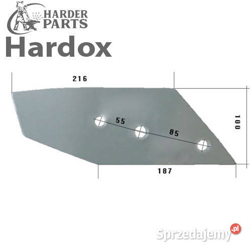 Dłuto 100ha HARDOX 3363987L WG2SL części do Suwałki