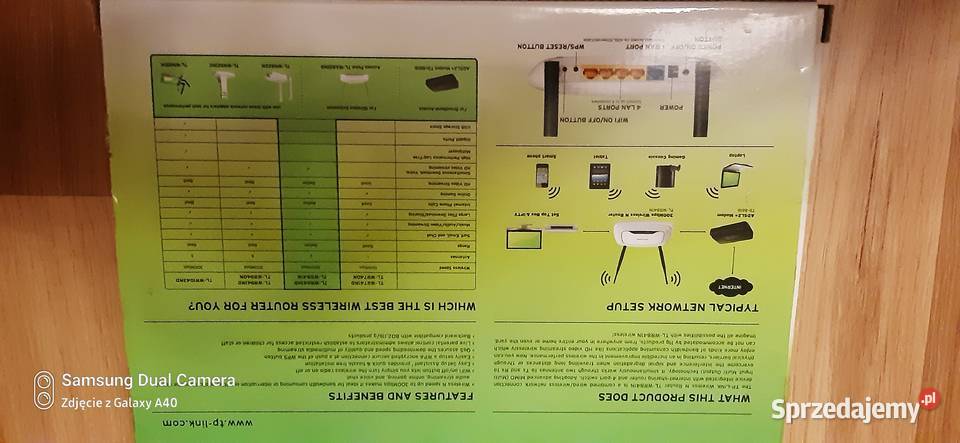 Sprzedam sprawny 100 router tp link Ząbki sprzedam