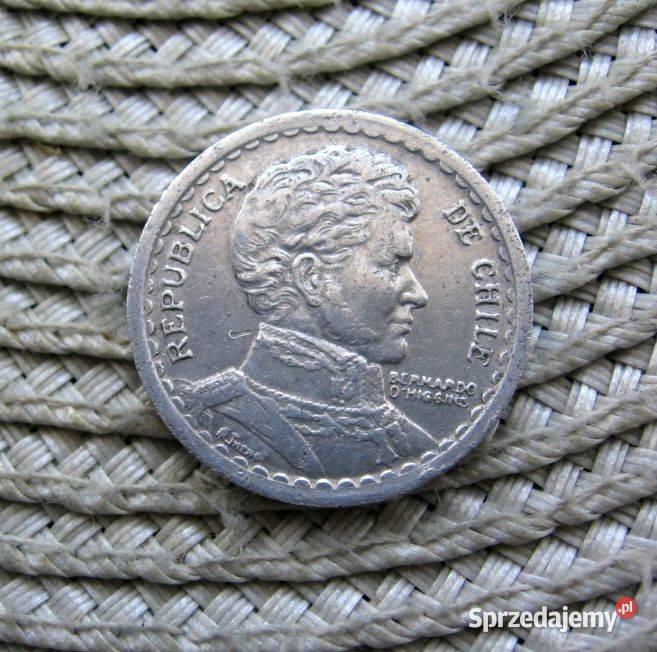 Chile 1 Peso 1954r wielkopolskie Kalisz