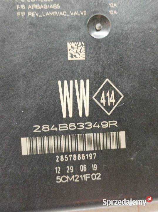 MODUŁ KOMFORTU 284B63349R Renault Talisman I Rok produkcji 2019