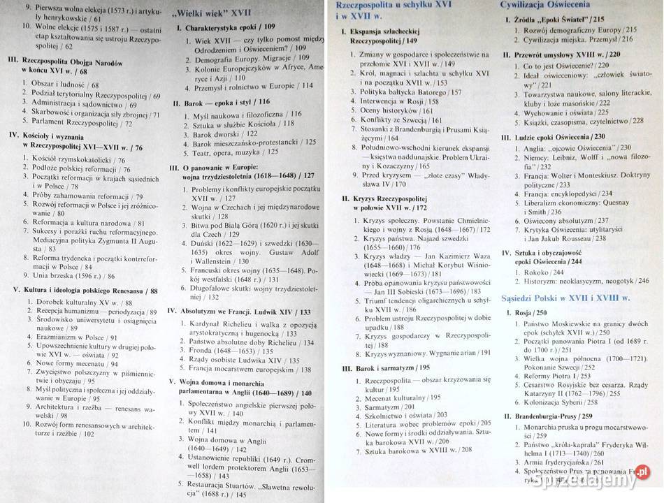 Historia 2 Dzieje nowożytne Tadeusz Cegieski Pozostałe Chełm sprzedam