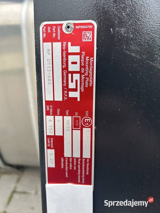 Płyta pod siodło Jost