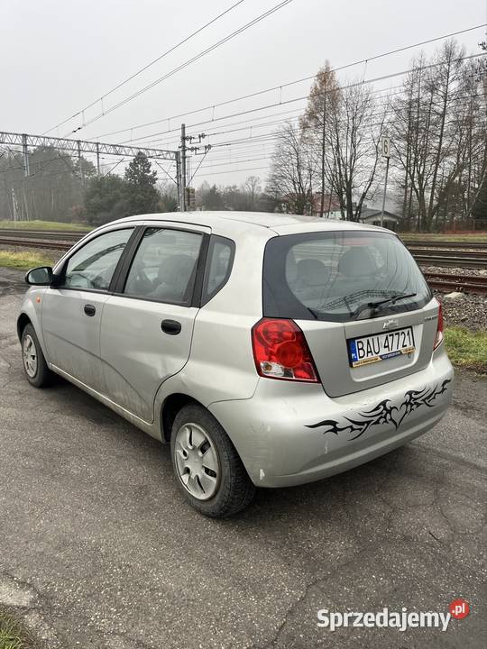 Chevrolet Aveo T200 12 benzyna 2004 r 160 garażowany Andrespol