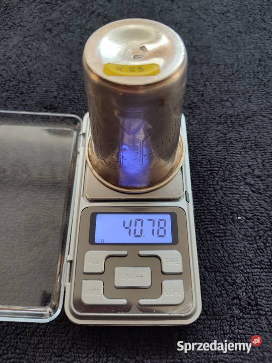 Srebrne kieliszki kiduszowe 3 sztuki 122g Warszawa