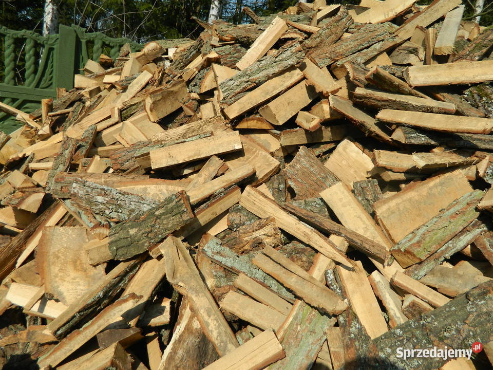 Opał zrzyny skałki polana dębowe drewno Baciki Bliższe
