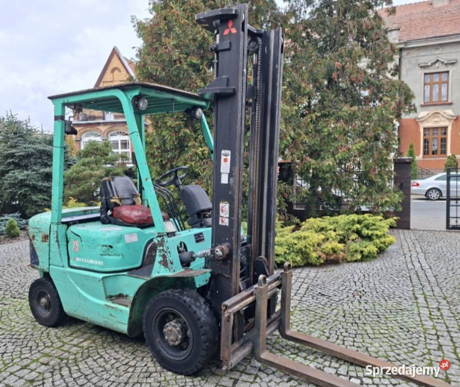 Wózek Widłowy Mitsubishi 25d 25T przesuw boczny Sandomierz