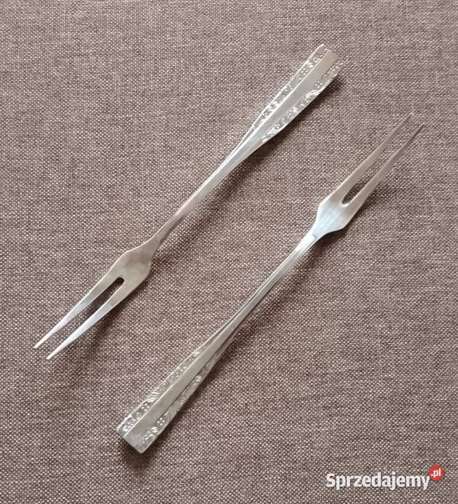 2 platerowane widelce do wędlin firmy HEFRA wzór Katowice