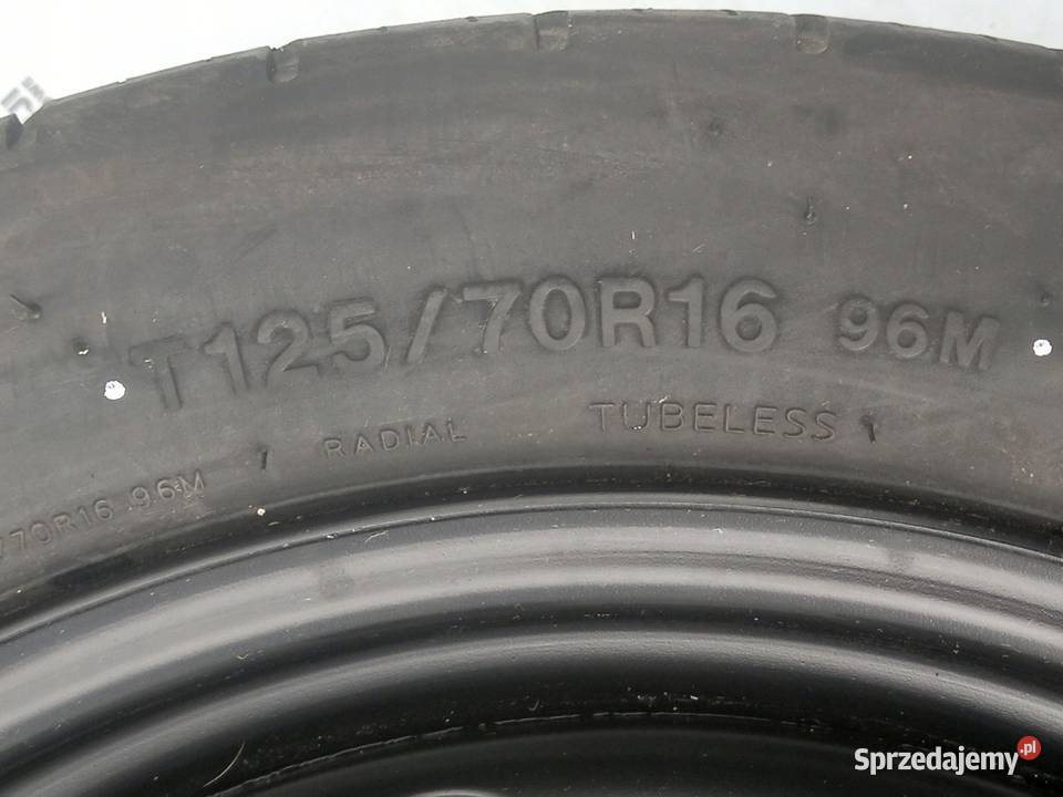 GOLF AUDI SEAT ALTEA koło dojazdowe 1257016 96M Koła dojazdowe Koła dojazdowe Kielce