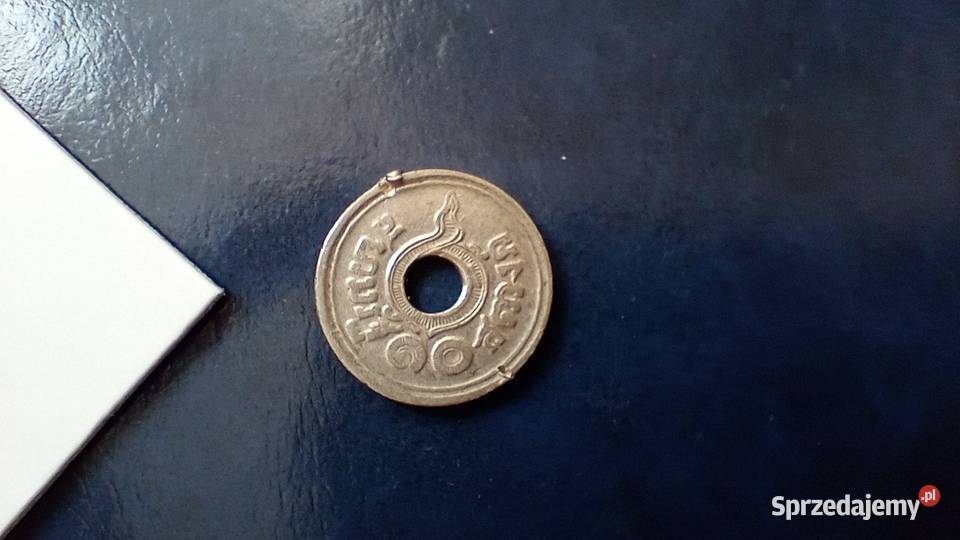 Stare monety 10 satang 1921 Tajlandia Numizmatyka sprzedam