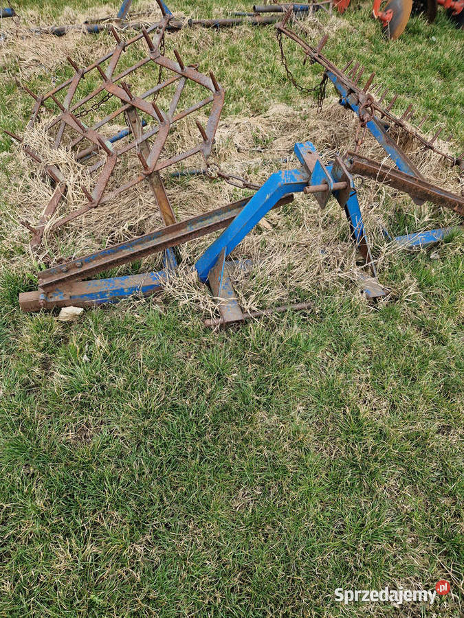 Brona traktorowa 4polowa składana Głogowa