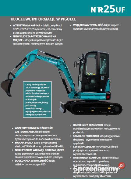 Minikoparka Neumeier 25UF Tarnów